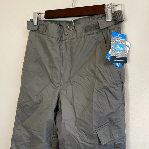 NWT Youth Columbia Ice Slope II Insulated Ski Pants Snow Pants Grey Large 14/16 - Picture 2 of 8